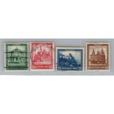 ALEMANIA 1931 Yv 435/8 SERIE COMPLETA FINAMENTE USADA 130 EUROS